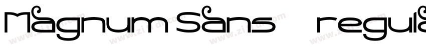 Magnum Sans 3 Regula字体转换